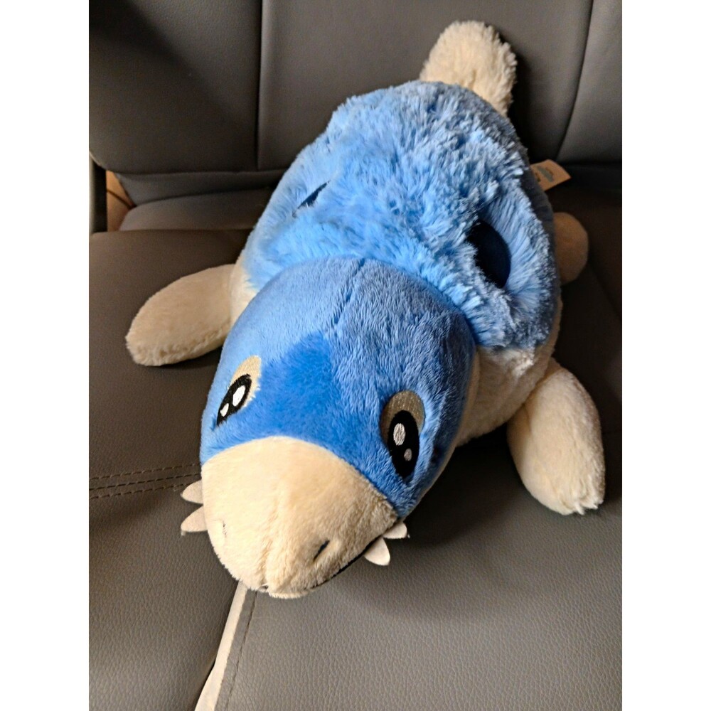Squishable Mosasarus Plush Blue White 14" Washable Stuffed Animal Toy 2023